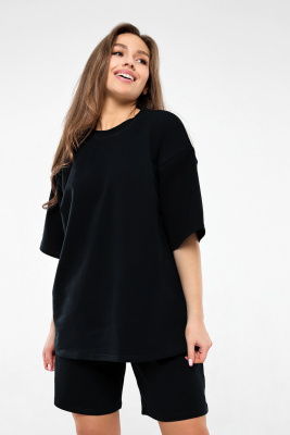 Костюм спортивный оверсайз РИКСЖ черный